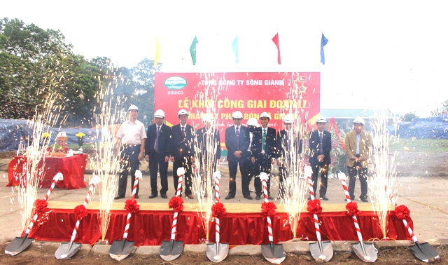  Lễ khởi công giai đoạn II Nhà máy phân bón Hà Gianh tại tỉnh Bắc Ninh ngày 20/3/2015.