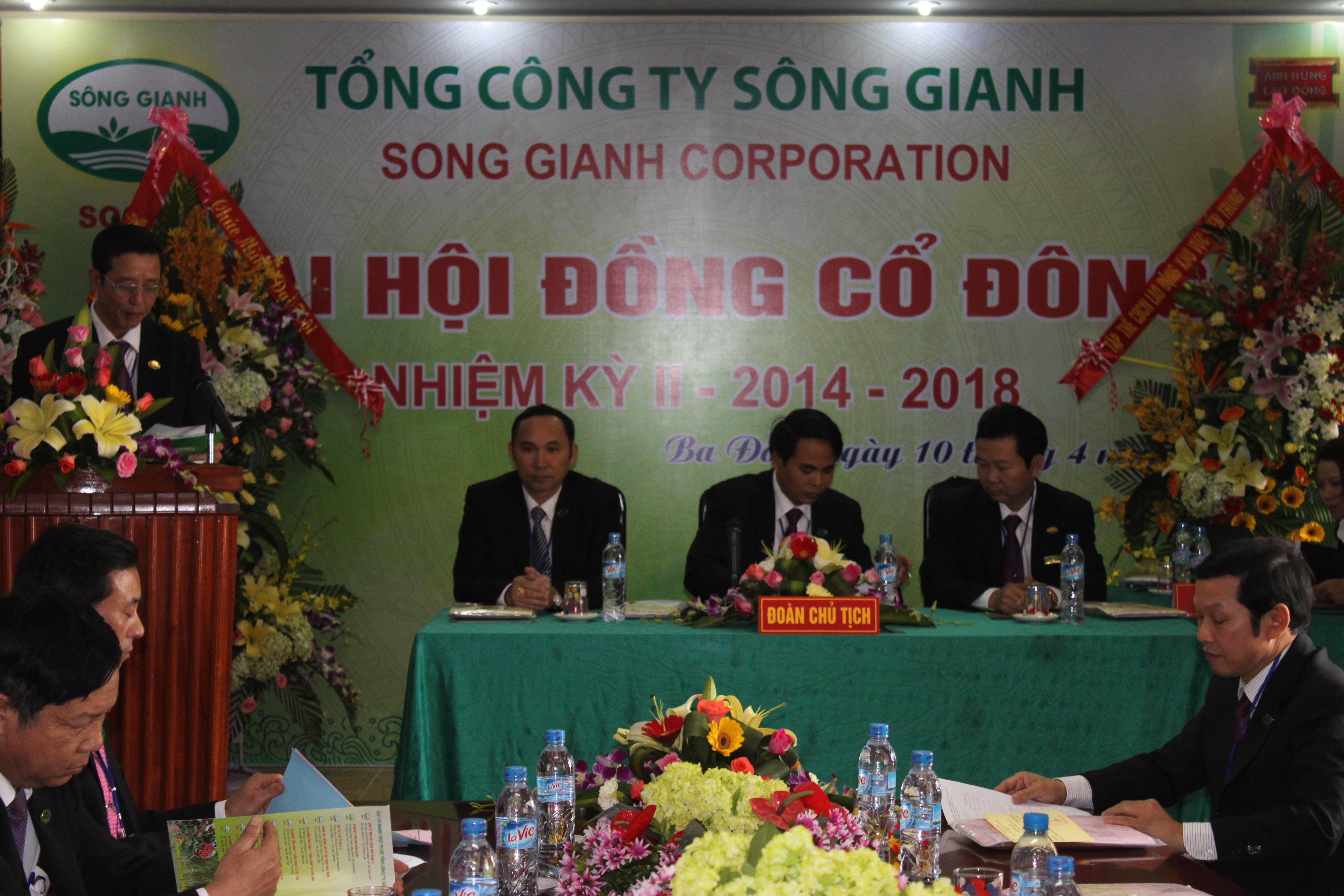 ĐẠI HỘI ĐỒNG CỔ ĐÔNG NHIỆM KỲ II (2014-2018) THÀNH CÔNG TỐT ĐẸP 